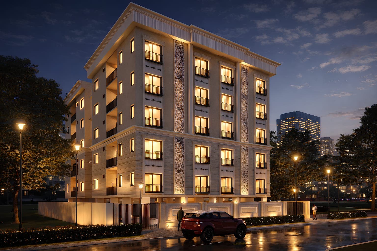 Zeven-M Ace Apartments — exterior render